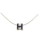 Collar Hermes Plata Cage d'H Cube - Hermès