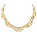 Years collar necklace 1950 Rose gold. - inconnue