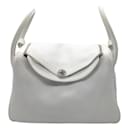 Hermes White 2007 Togo Leather Lindy Handbag - Autre Marque