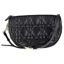 Dior Vibe Medium Hobo Bag in Black Cannage Lambskin Leather