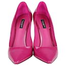 Zapatos de tacón fucsia con punta en punta - Autre Marque