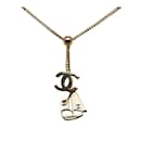 Chanel Silver CC Yacht Pendant Necklace