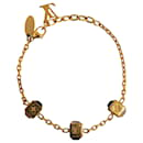 Louis Vuitton Bracelet Gamble en cristal d'or