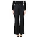 Black front-pocket trousers - size UK 10 - Claudie Pierlot