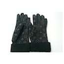 LOUIS VUITTON Neue schwarze Handschuhe Mouton T7,5 / M71848 - Louis Vuitton