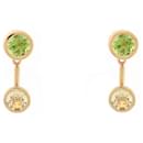 NEUF BOUCLES D'OREILLES POIRAY LOLITA 847105/CS EN OR 18K PERIDOT EARRINGS - Poiray