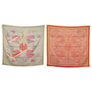 NEW HERMES TATERSALE lined-SIDED ZIGZAG SCARF H903865S SQUARE 90 SCARF - Hermès