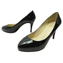 CHAUSSURES CHRISTIAN LOUBOUTIN SIMPLE PUMP 100 3080377 38.5 CUIR NOIR SHOES - Christian Louboutin