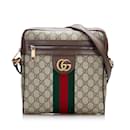 Gucci GG Supreme Kleine Ophidia Messenger Bag Umhängetasche aus Canvas 547926.0 in guter Kondition