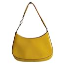 Prada Prada vintage Cleo shoulder bag in yellow leather