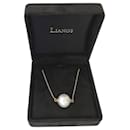 Gold necklace 18 carat and pearl 15,11mm - Autre Marque