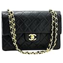 Black 1986 small Classic Double Flap bag - Chanel
