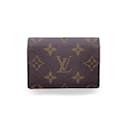 Monogram Brown Canvas Business Card Holder Wallet - Louis Vuitton