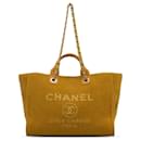 Cabas Chanel Deauville jaune
