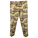 Marni Forest Printed Trousers in Multicolor Viscose