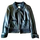 Chanel Leather Suit Jacket