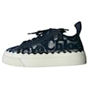 CHLOE Sneakers bleu dentelle neuves T36 EU - Chloé
