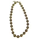 Precioso colar DOLCE & GABBANA com grandes bochas em ouro mel, - Dolce & Gabbana