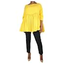 Yellow peplum top - size One Size - Autre Marque