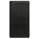 Louis Vuitton Black Taiga Brazza Wallet