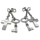 Coleção “Keys” de brincos em aço DOLC E &GABBANA, Modelo DJ0341 - Dolce & Gabbana