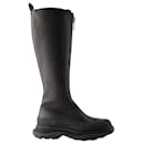 Tread Slick Boots - Alexander Mcqueen - Leather - Black