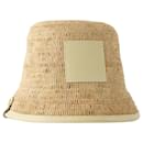 Sombrero de pescador Soli - Jacquemus - Rafia - Marfil