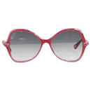 Red butterfly shaped sunglasses - Chloé