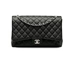 Chanel Black Maxi Classic Caviar Double Flap