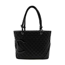 Chanel CC Cambon Tote Bag Leather Tote Bag in Excellent condition