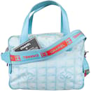 Chanel Blue Travel Line Mini-Handtasche