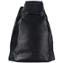 Louis Vuitton Noir Epi Leather Sac à Dos Bag