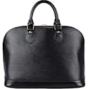 Louis Vuitton Noir Epi Leather Alma PM Handbag