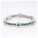 LYCEE Emerald and Diamond Bracelet.9099 - Autre Marque