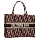 Christian Dior Trotter Bolso tote oblicuo de lona Burdeos M1296 Autenticación ZRIW 49935UNA