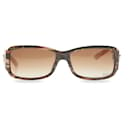 Dior Brown Square Tinted Sunglasses