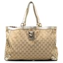 Gucci Brown GG Canvas Abbey D-Ring-Tasche
