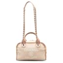 Chanel Pink Small Deauville Bowling Satchel