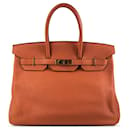 Hermes Orange 2012 Togo Birkin 35 - Hermès