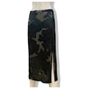 Christian Dior Galliano era collector's skirt Khaki camouflage