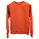Supreme Small Box Logo Sweatshirt aus orangefarbener Baumwolle