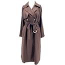 NON SIGNE / UNSIGNED  Trench coats T.International L Wool - Autre Marque