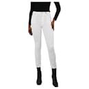 Pantalon slim blanc - taille UK 6 - Gucci