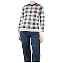 Black and white check jumper - size S - Louis Vuitton
