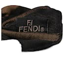 Fendi Pequin Striped Hair Scrunchie Canvas Hair Accessory in Excellent condition