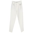 Pantalones Brunello Cucinelli de pernera recta de algodón color crema