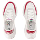 Atlantis Sneakers - Casablanca - Weiß/Rot - Leder