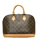 Louis Vuitton Monogram Alma PM Canvas Handbag in Good condition