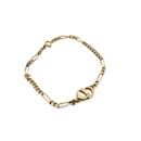 Vintage Gold Metal CD Logo Chain Bracelet - Christian Dior