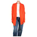 Orange cashmere-blend cardigan - size UK 10 - Jil Sander